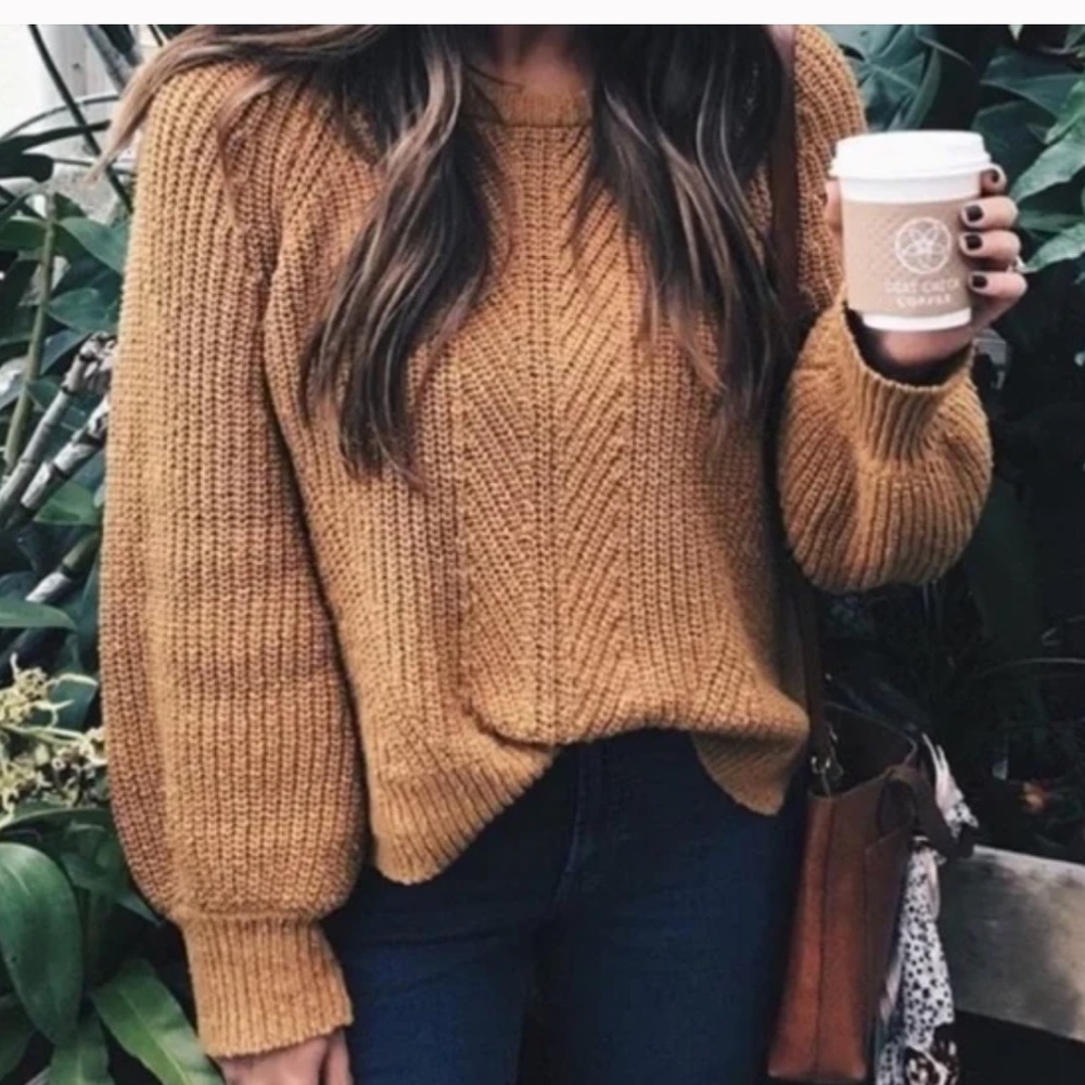 Madewell Balloon Sleeve Pullover Sweater